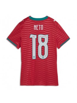 Ženski Nogometna dresi replika Portugalska Pedro Neto #18 Domači SP 2026 Kratek rokav